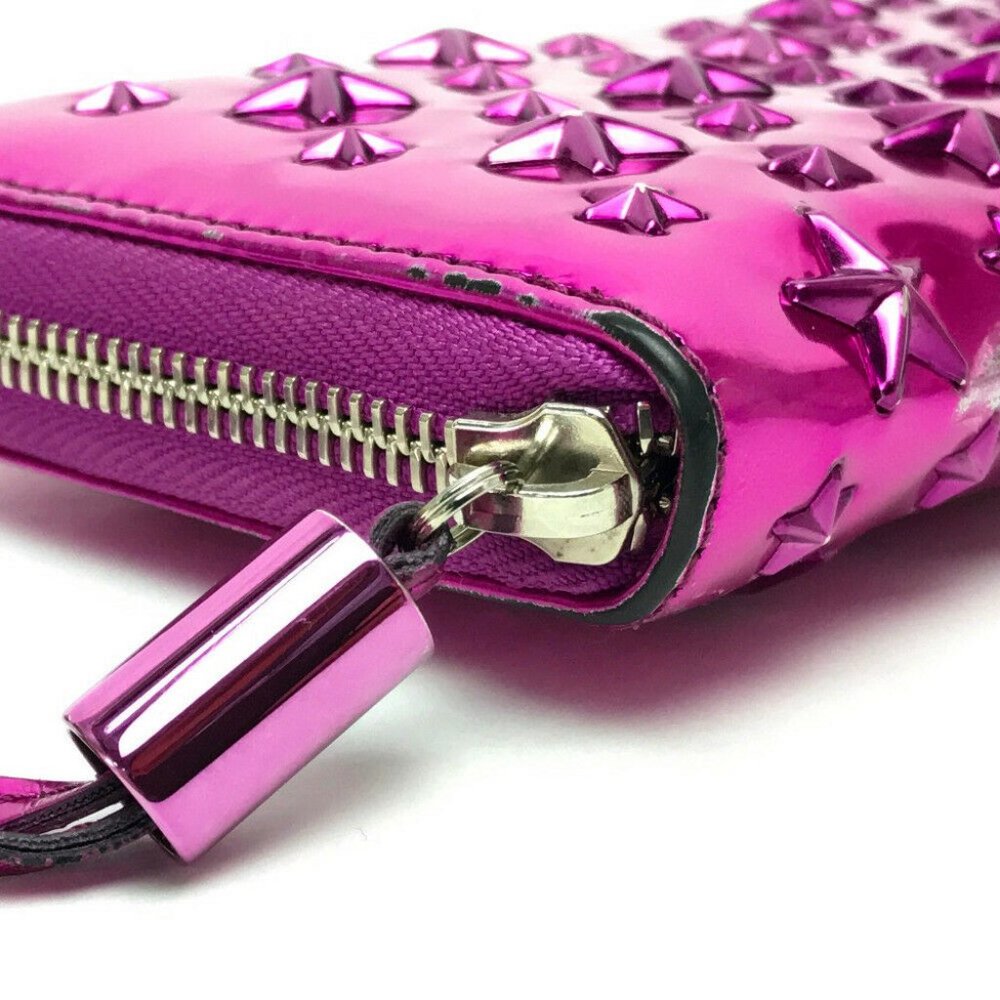 JIMMY CHOO Philippa Star studs Zip Around Long Wal - Picture 5 of 10